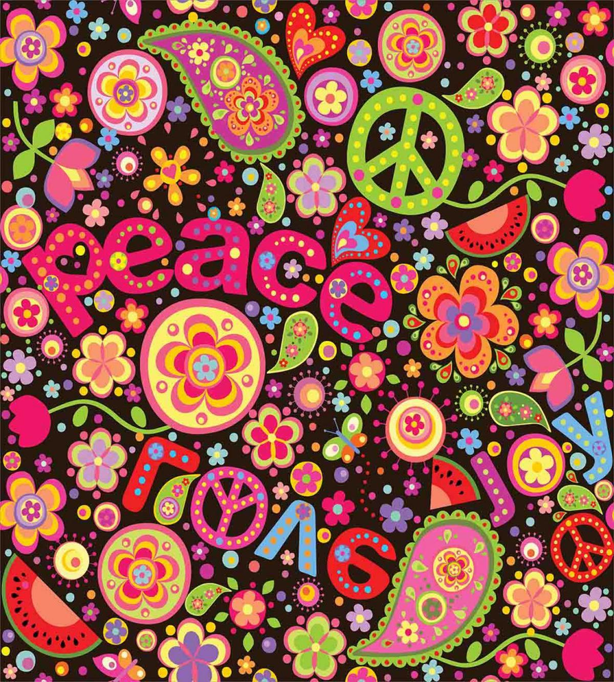 Hippie Paisley Leaves — Pattern
