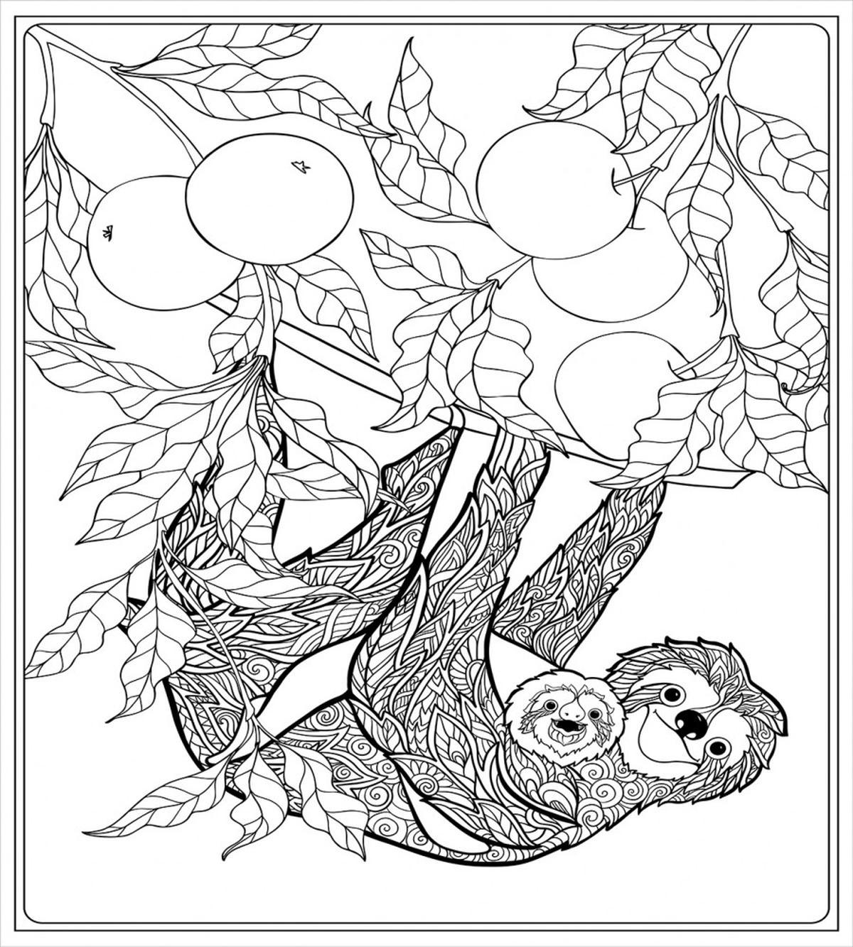 Sloth with Baby — Pattern