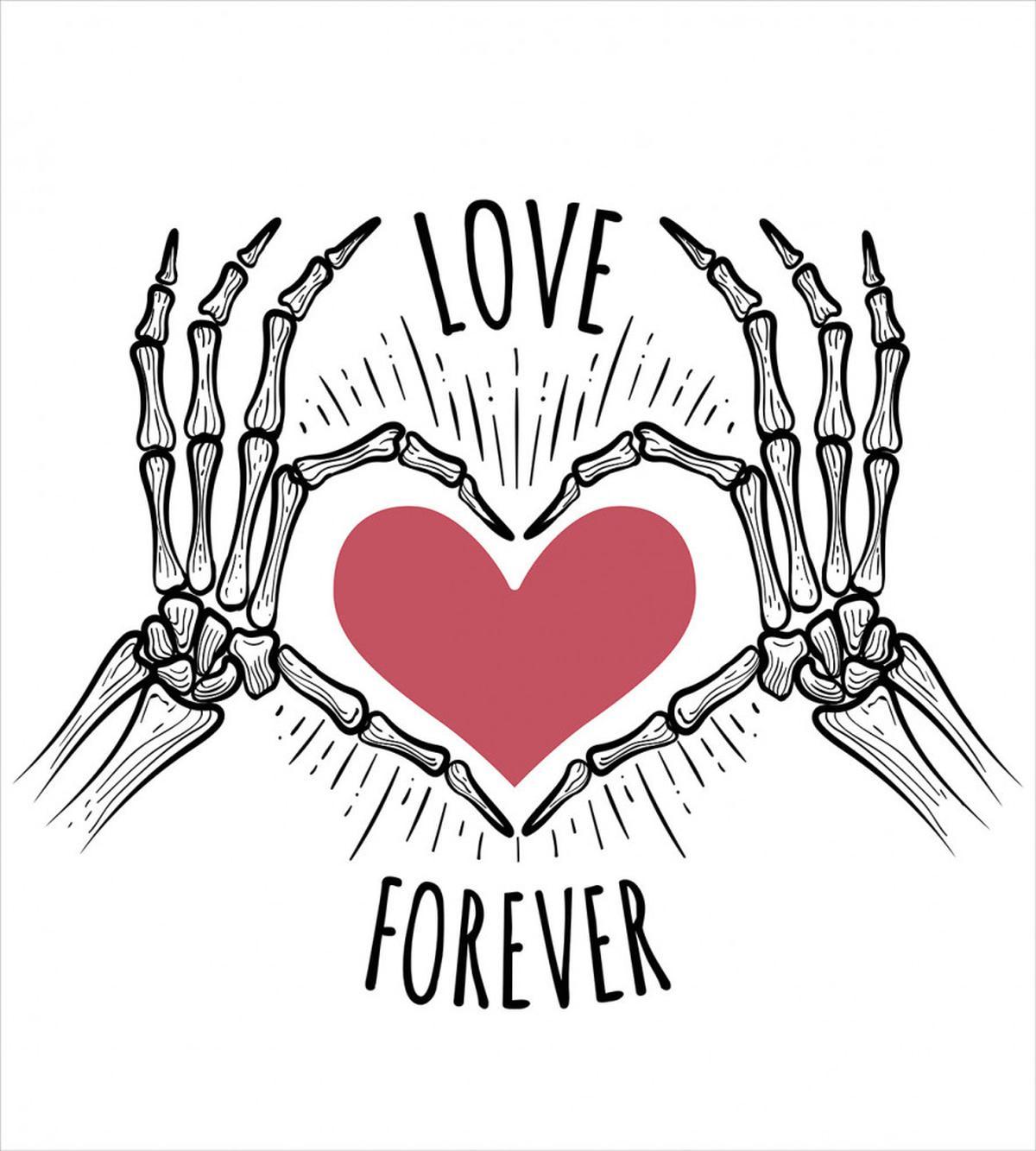 Scary Hands Love Forever — Pattern