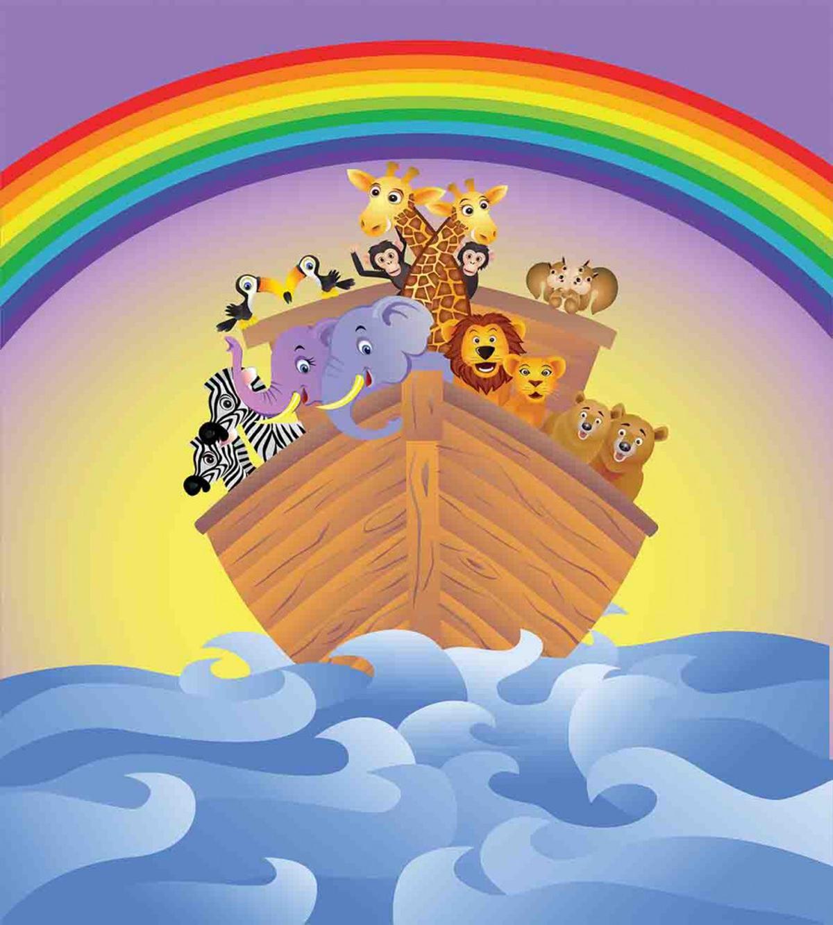 Animals Rainbow Ancient — Pattern