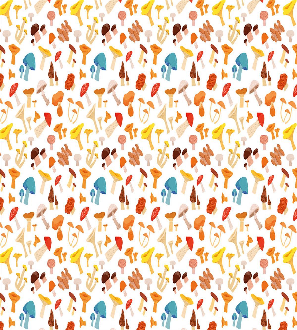 Toadstool Cartoon Style — Pattern