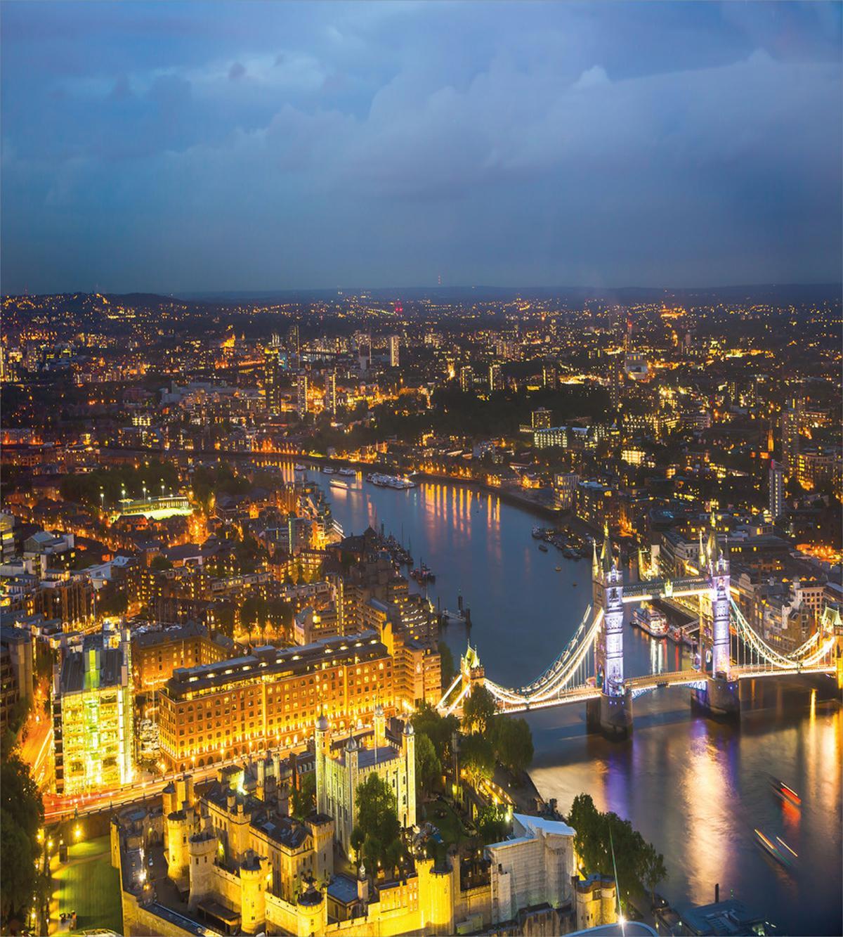 Sunset at London City — Pattern