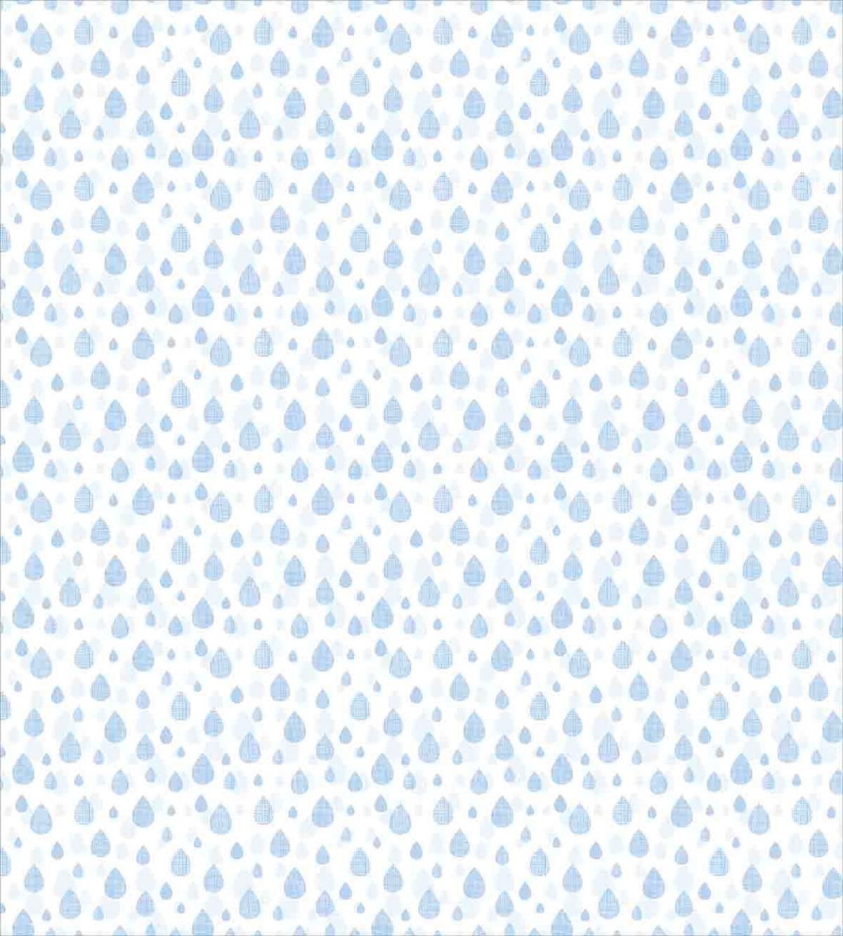 Silhouette Raindrops Grid — Pattern