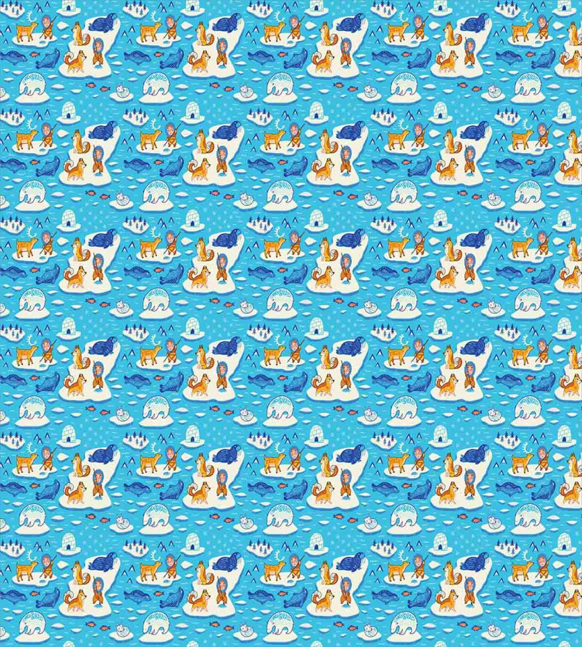 North Pole Icy Ocean — Pattern