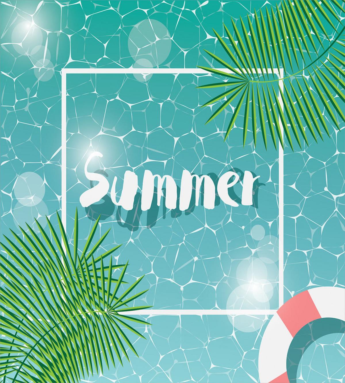 Tropical Summer Square — Pattern