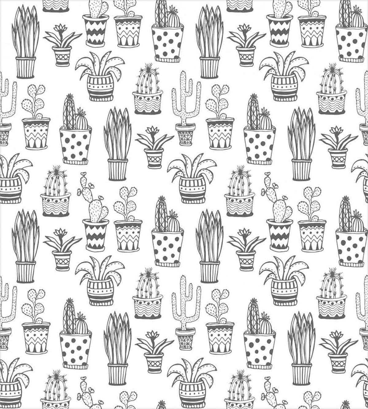 Doodle Flora in Pots — Pattern
