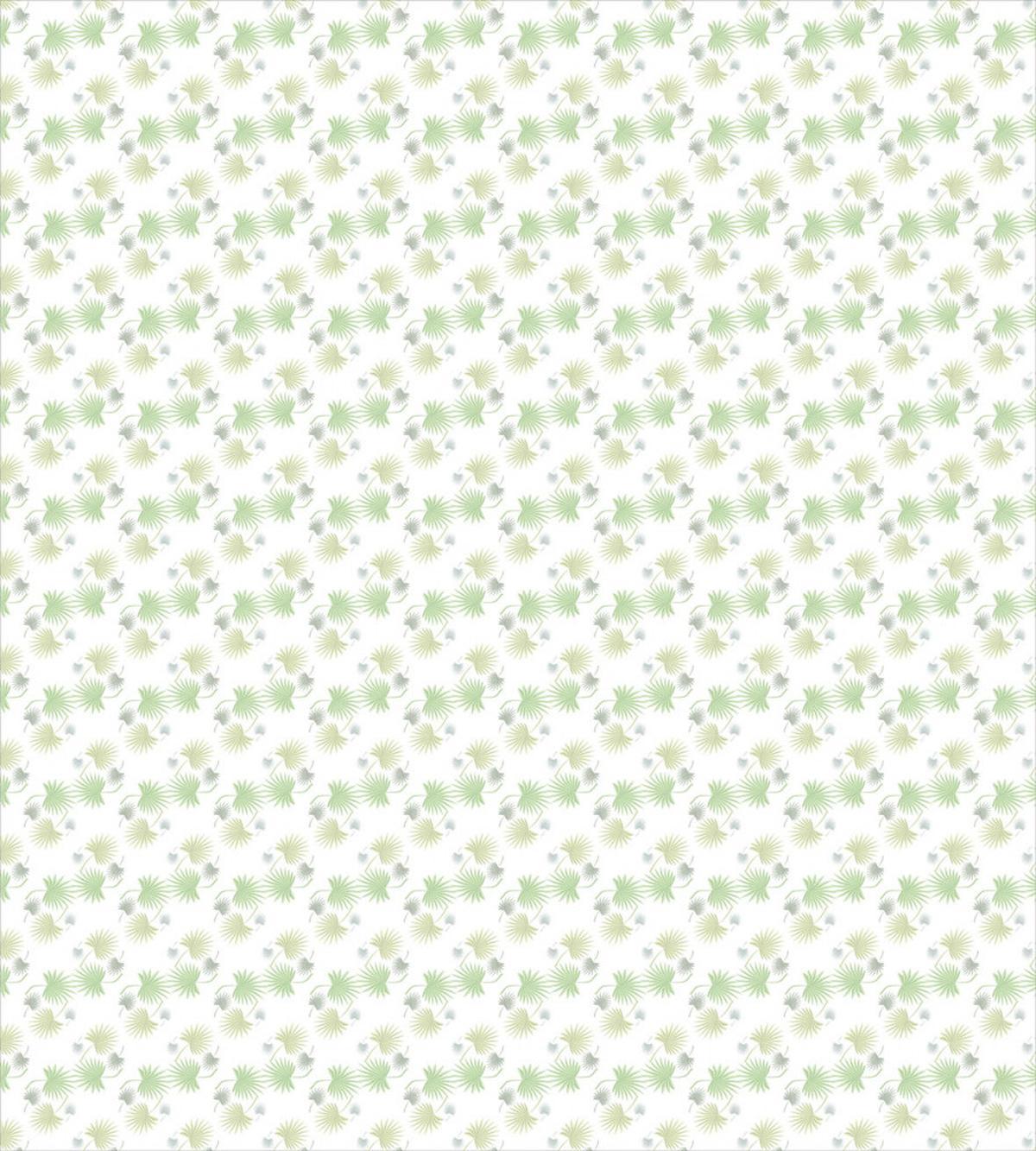 Pastel Exotic Leaves Art — Pattern