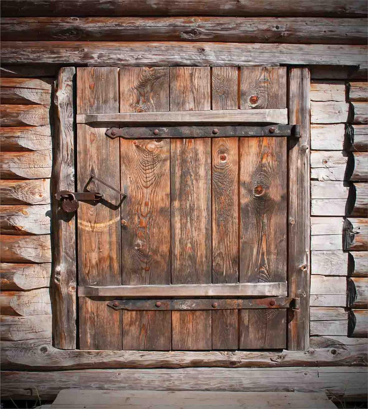 Rustic Wooden Door — Pattern