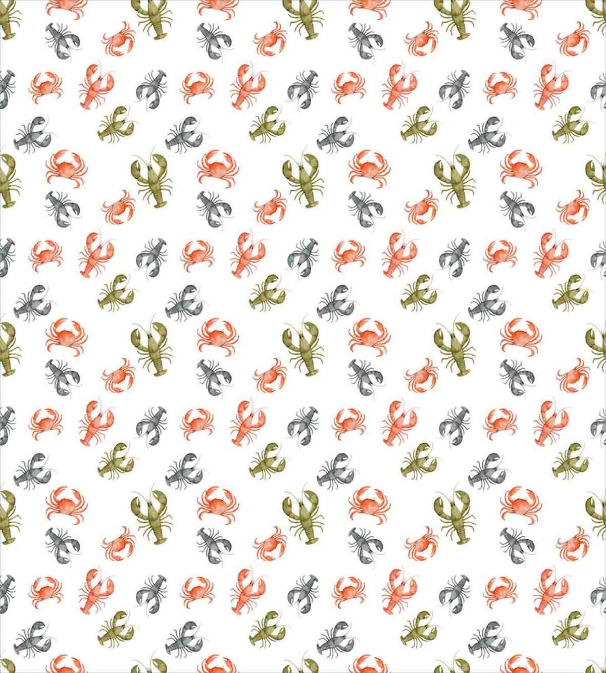 Watercolor Crustacean — Pattern