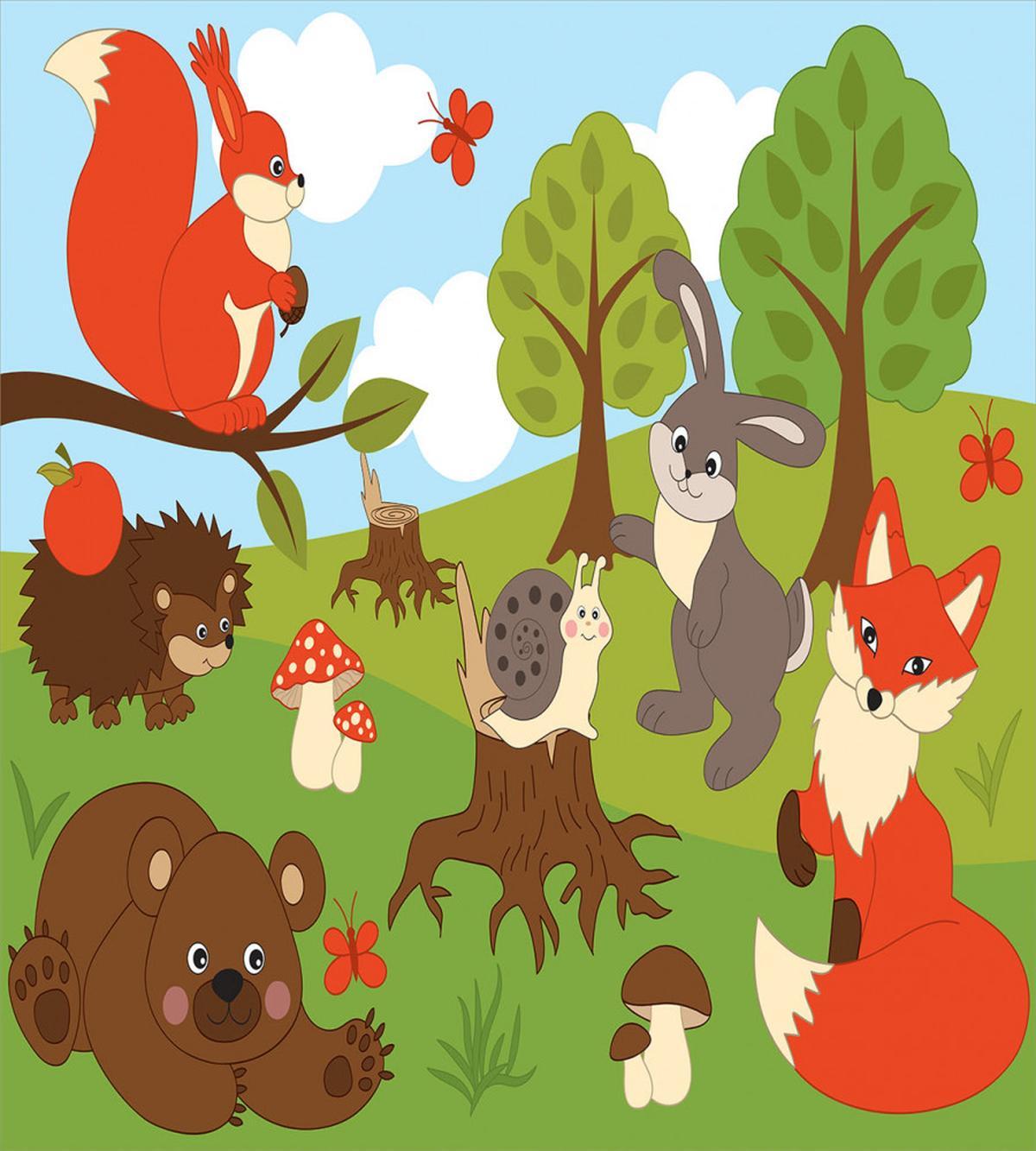 Woodland Fauna — Pattern
