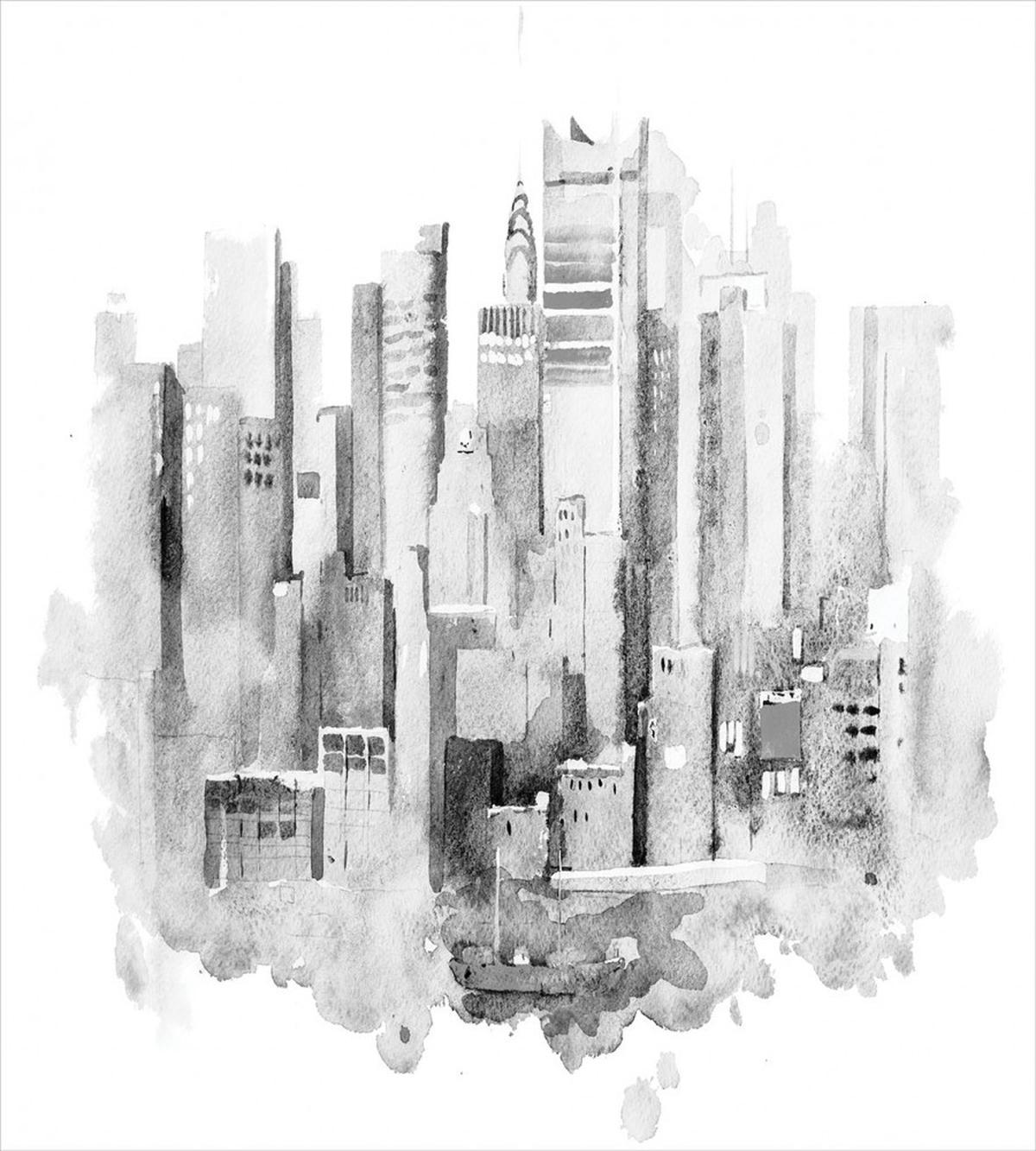 Watercolor Composition — Pattern