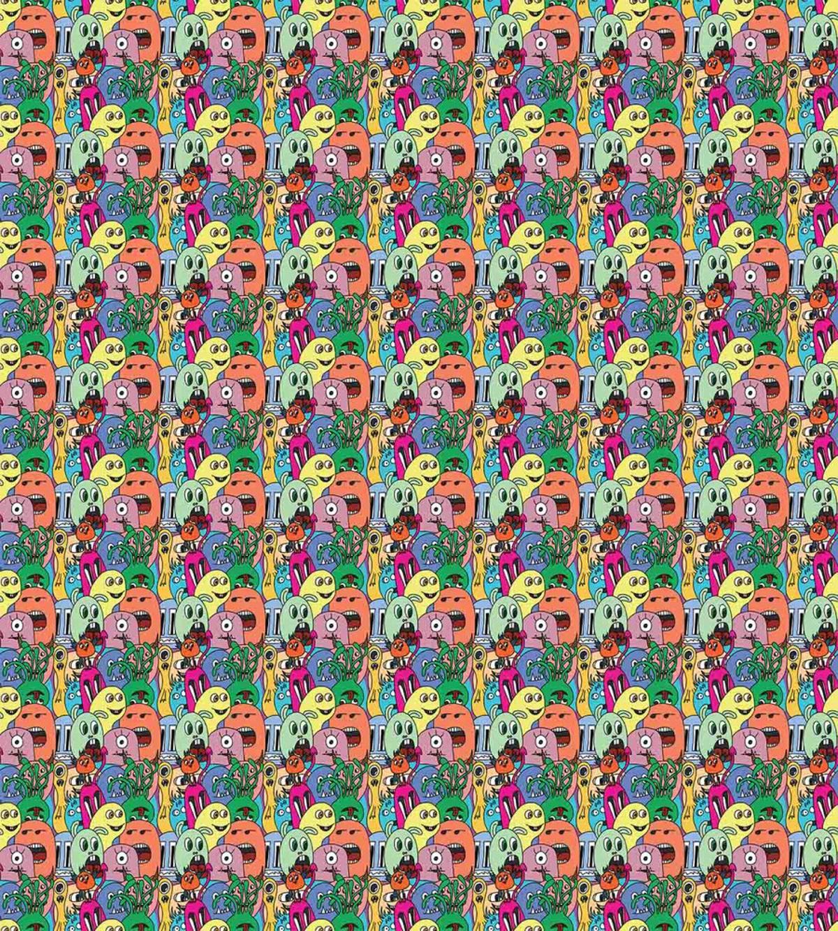 Cartoon Monsters Childish — Pattern