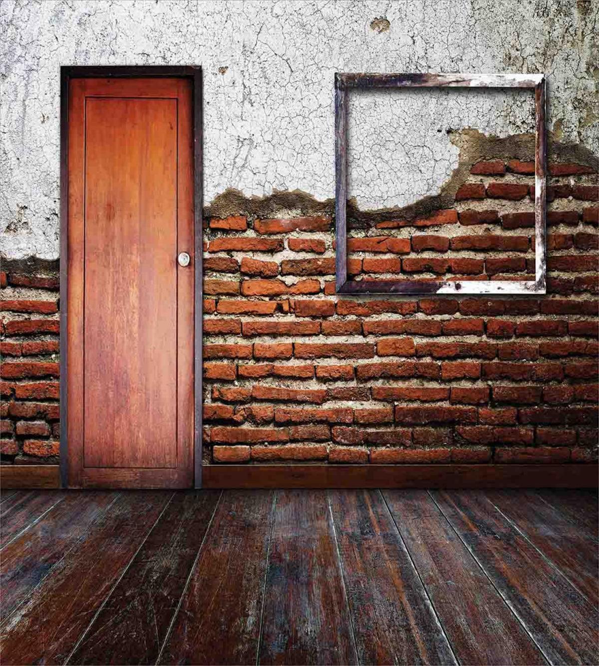 Frame on Old Brick Wall — Pattern