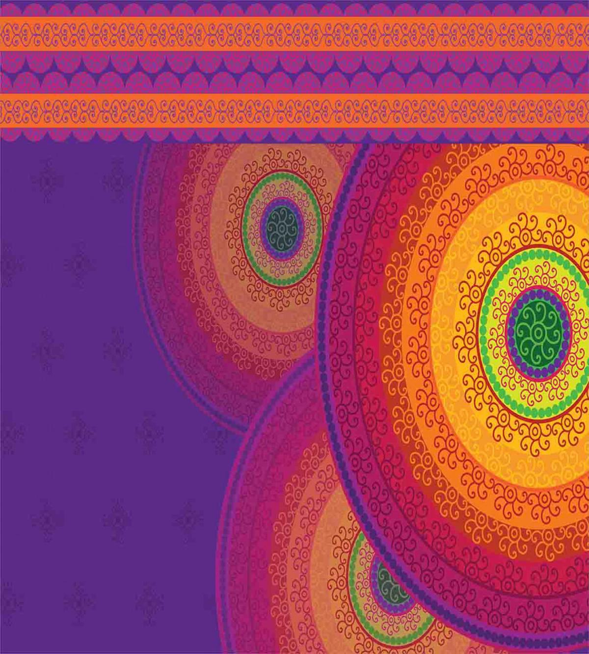 Colorful Mandala Motif — Pattern