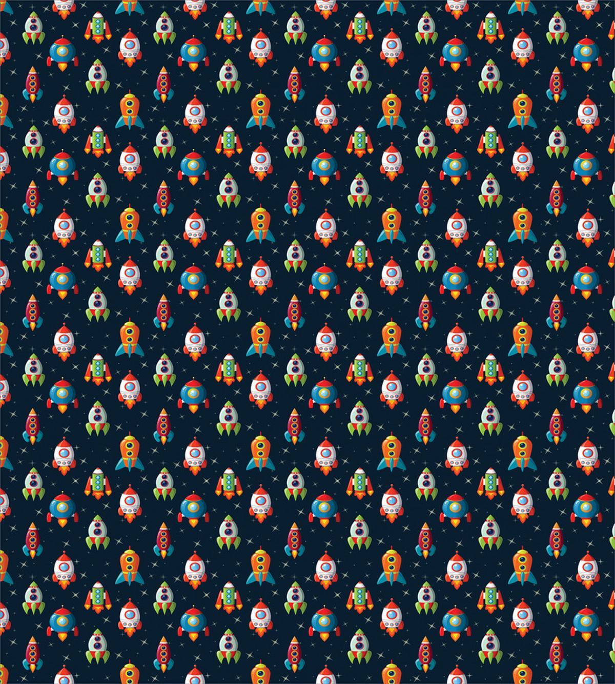 Cartoon Style Space — Pattern