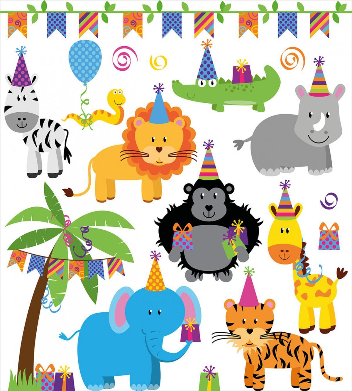 Wild Animals Birthday — Pattern