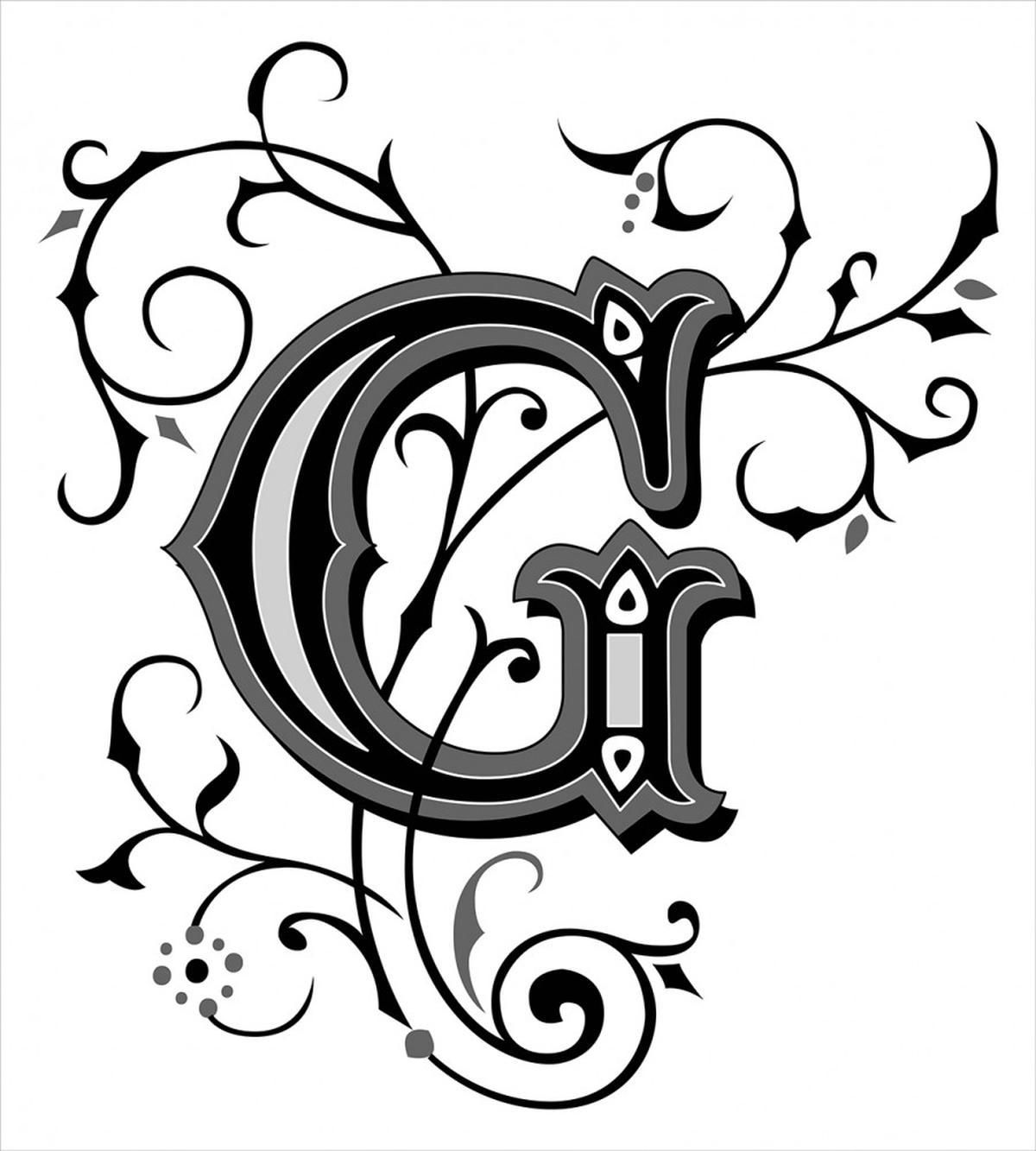 G Font — Pattern
