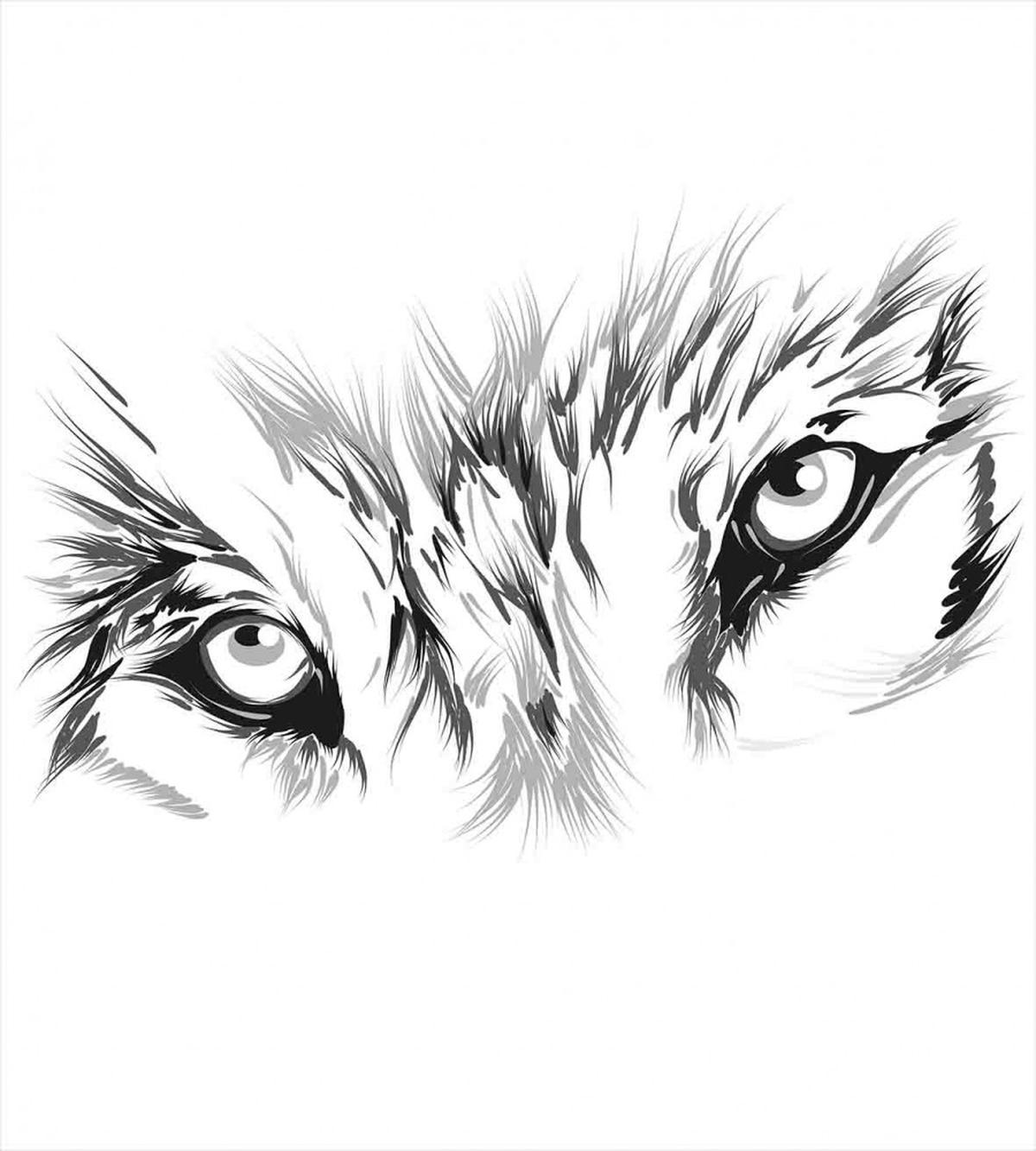 Winter Animal Wild Wolf — Pattern