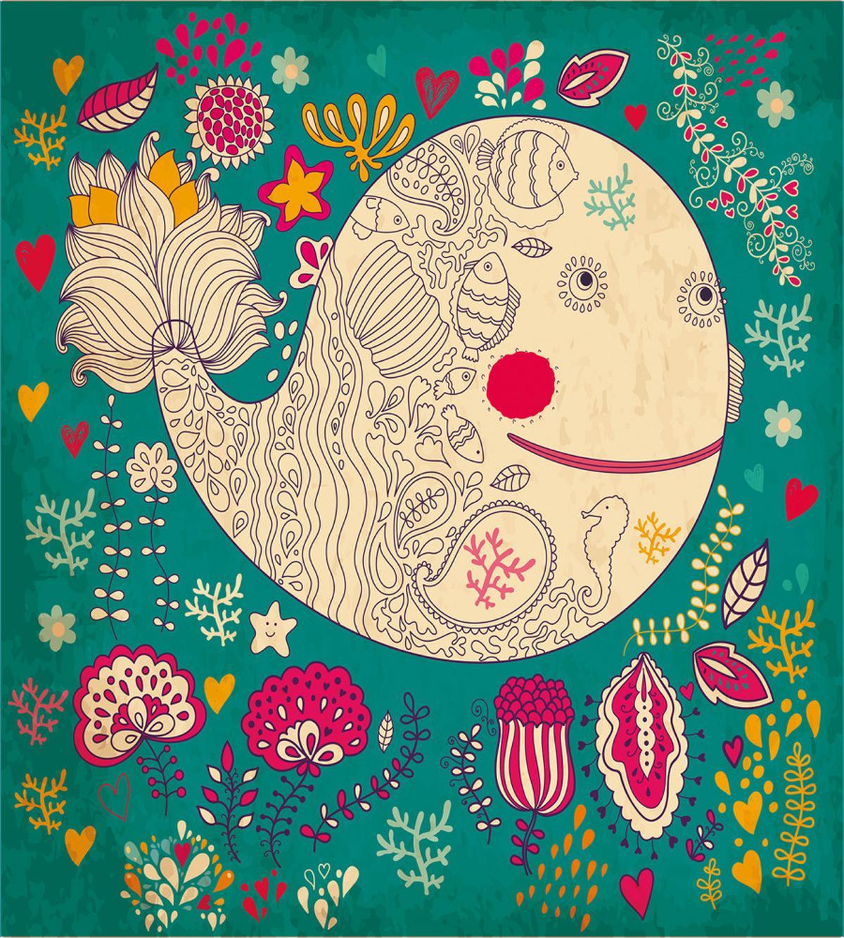 Happy Sea Giant Blooms — Pattern