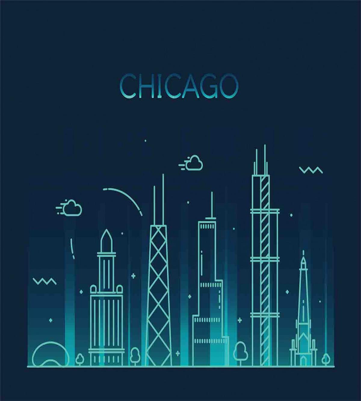 Blue Panorama — Pattern