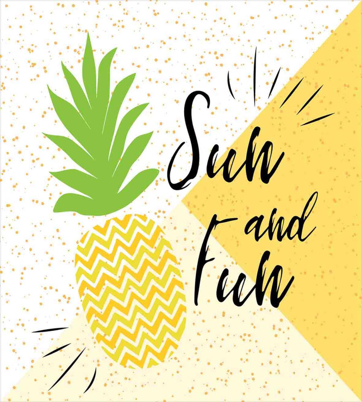 Sun and Fun Pineapple — Pattern