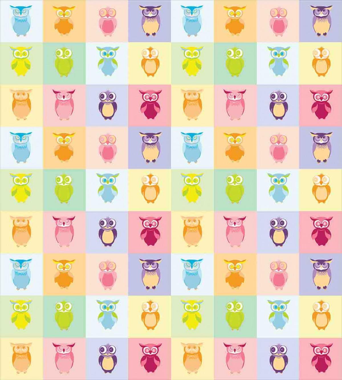 Colorful Owl Kids — Pattern