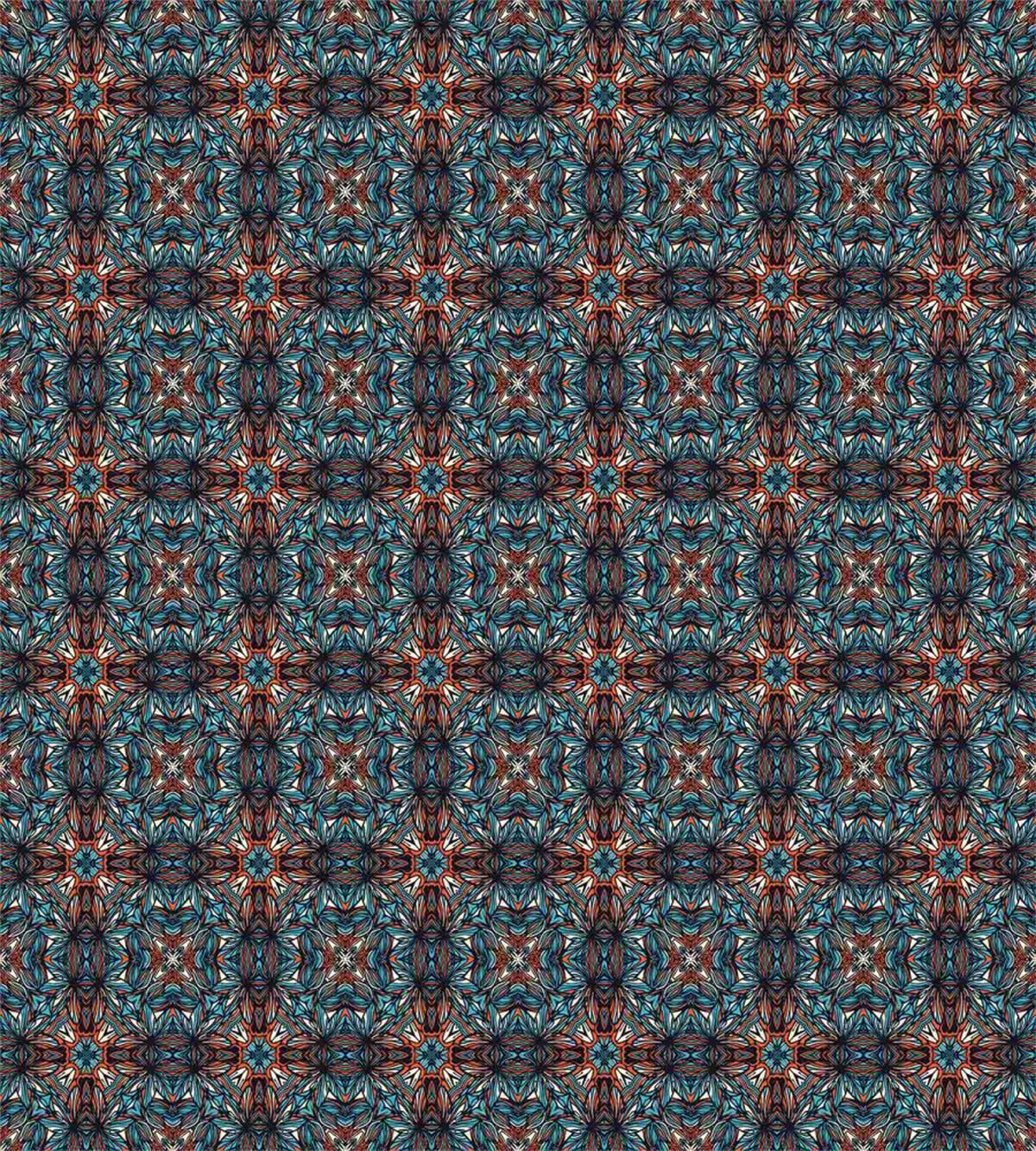 Funky Floral Traditional — Pattern