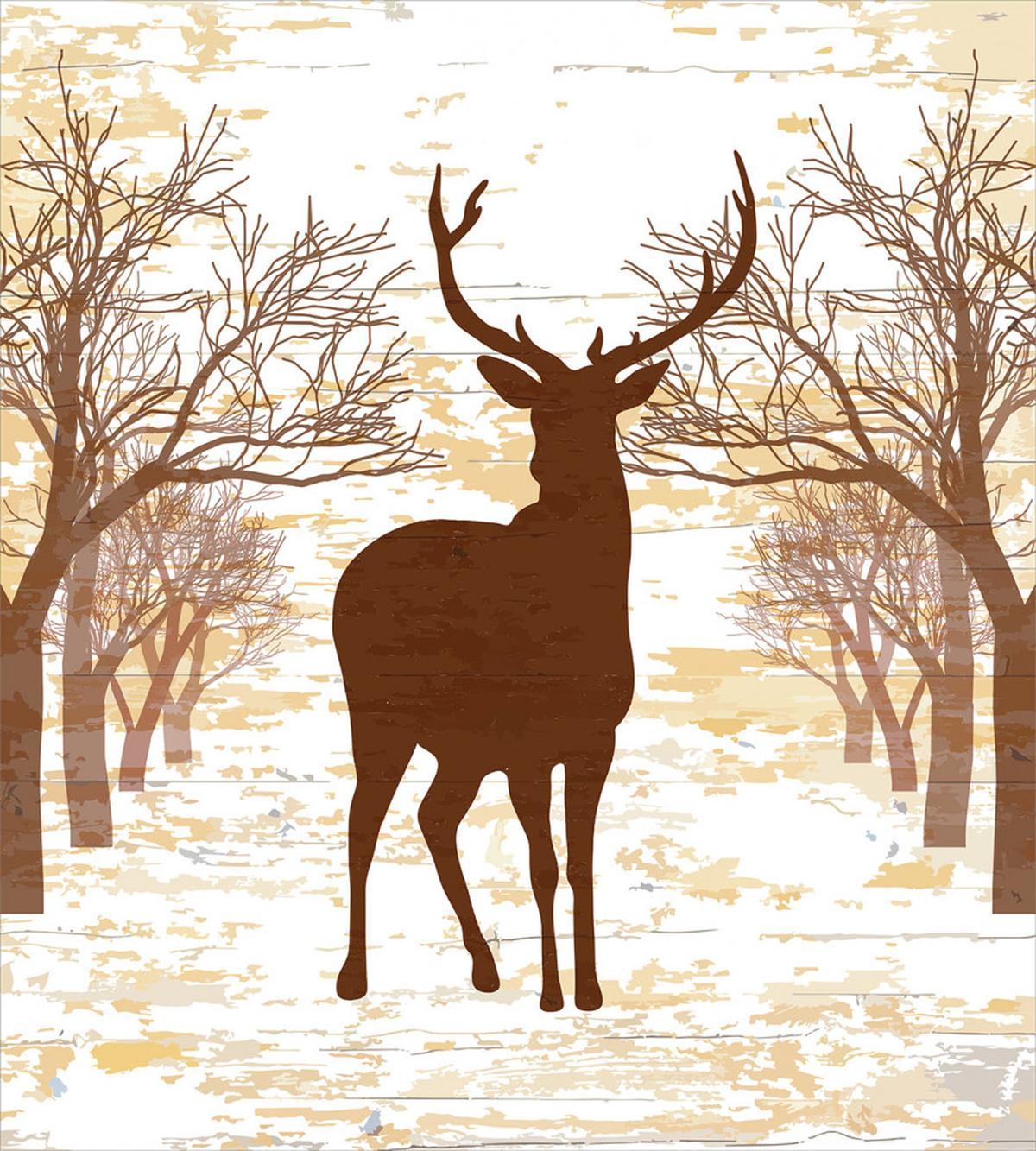 Rustic Silhouette Art — Pattern