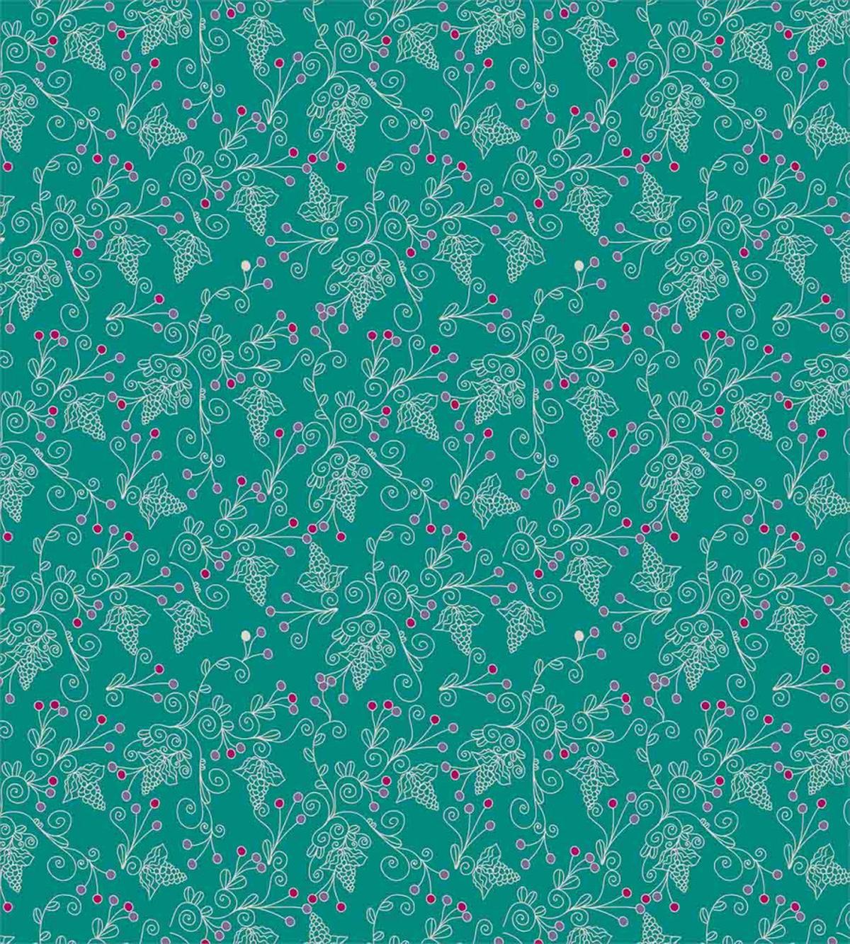 Floral Grapes — Pattern