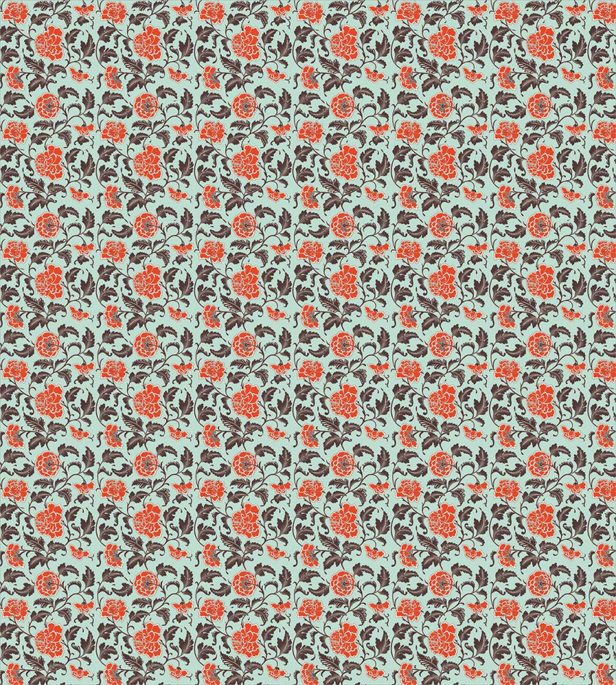Chinese Flora Arrangement — Pattern