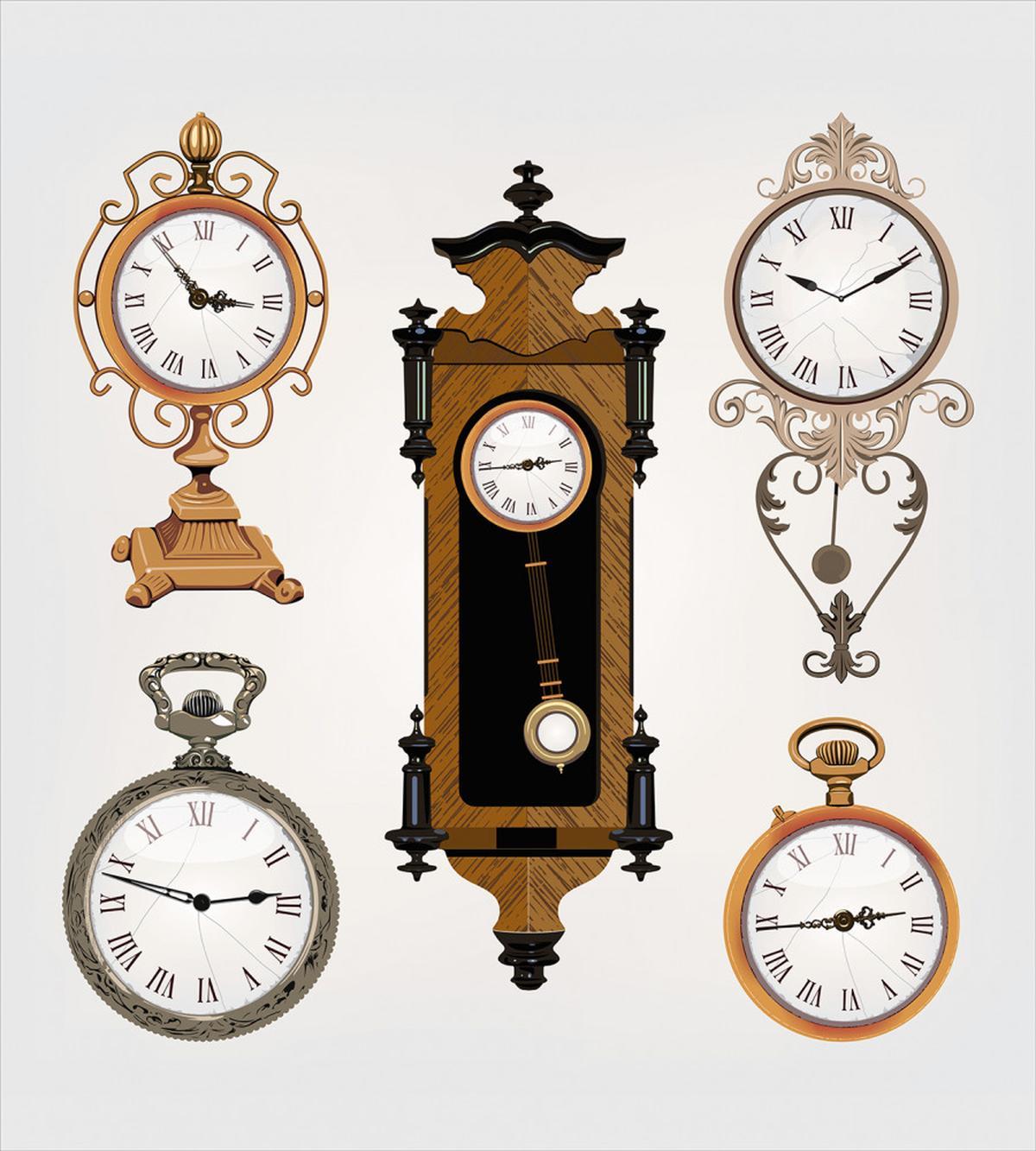 Antique Clocks Pattern — Pattern