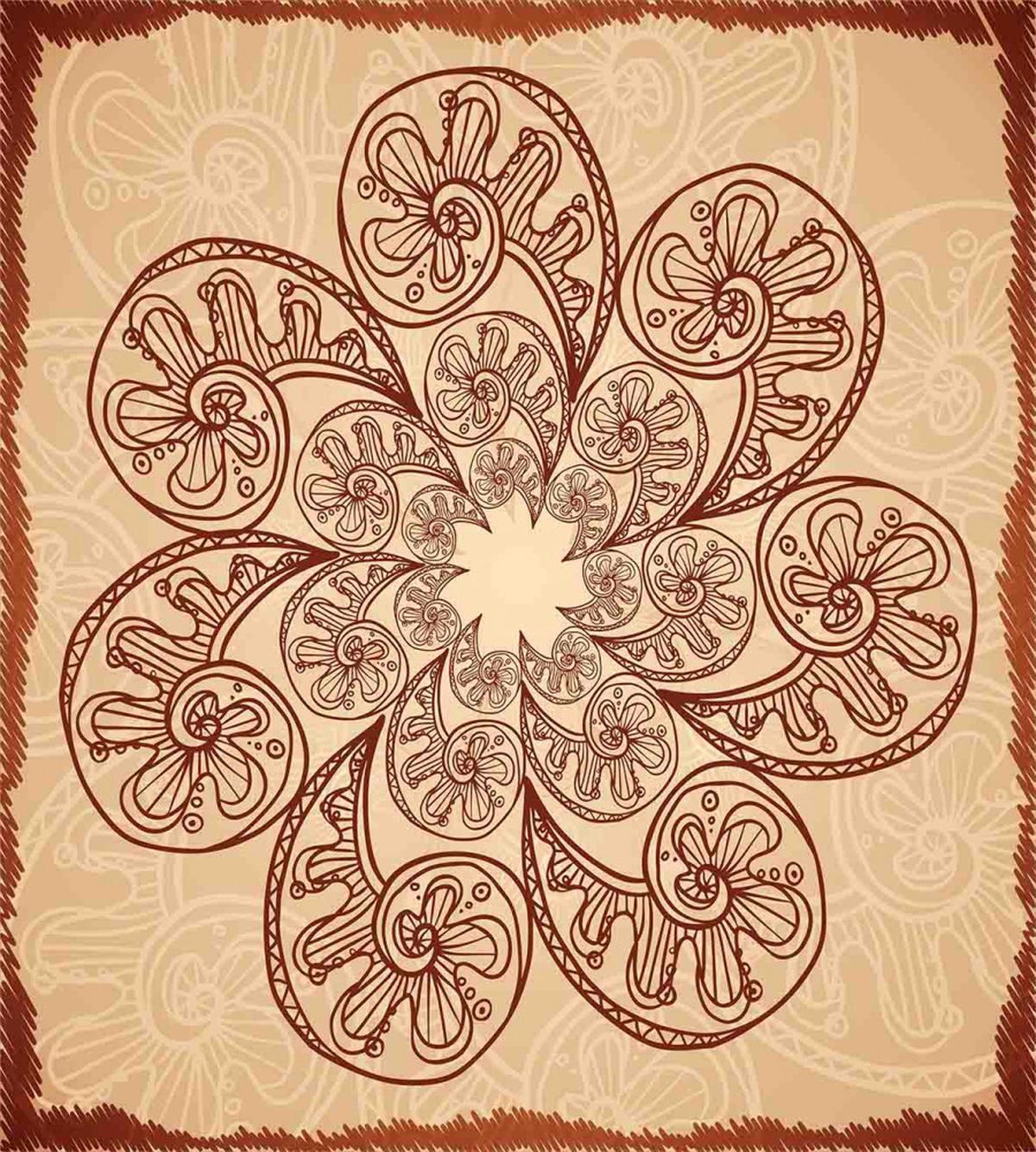 Circles Zentangle — Pattern