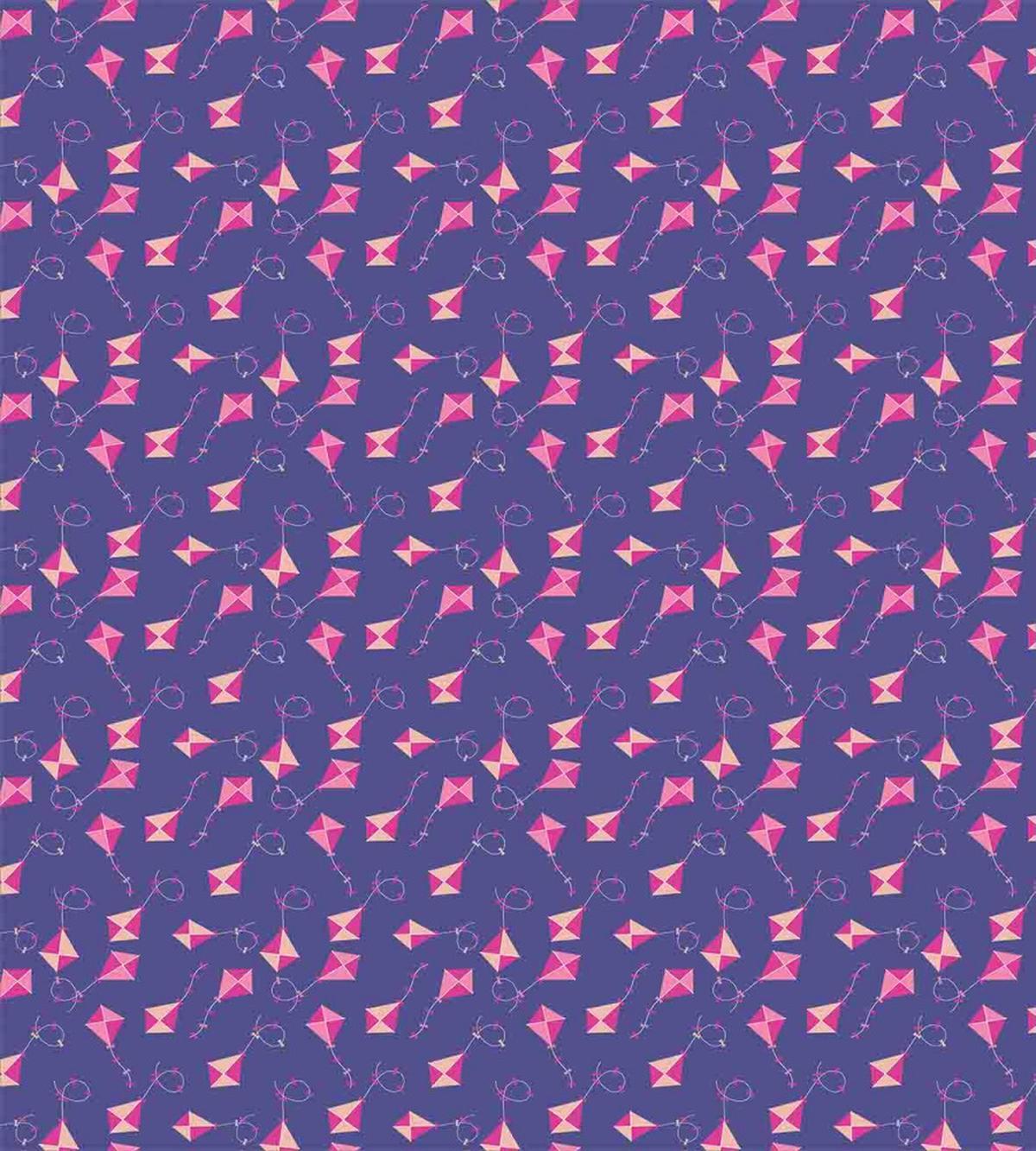 Pink Tone Kite Pattern Summer — Pattern