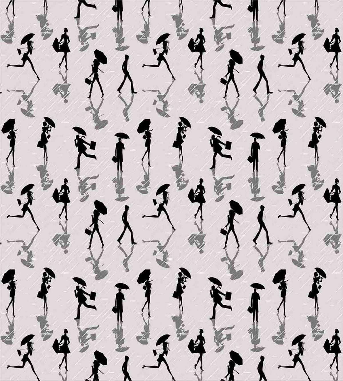 City People Silhouettes — Pattern