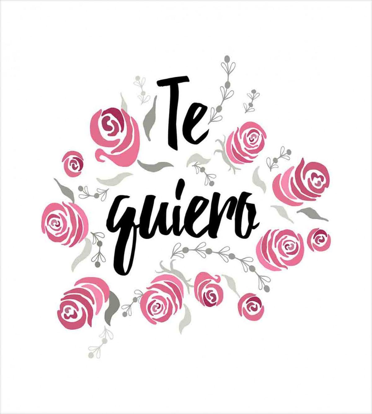 Te Quiero Rose Flower — Pattern