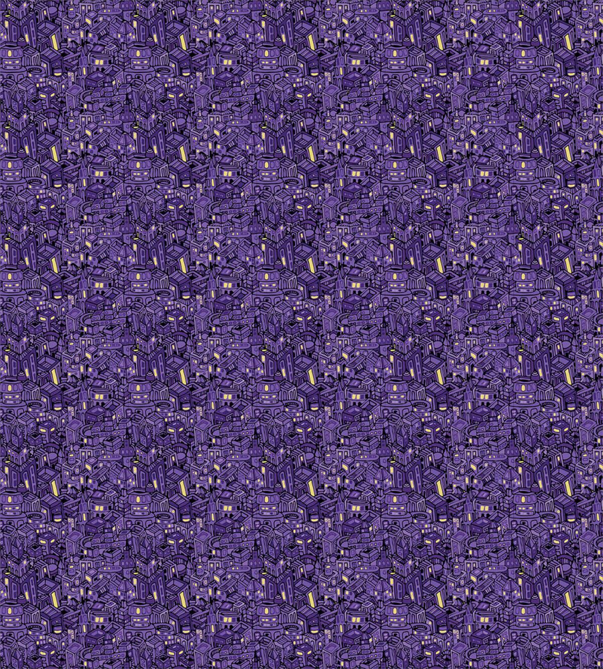 Cityscape Image at Night — Pattern