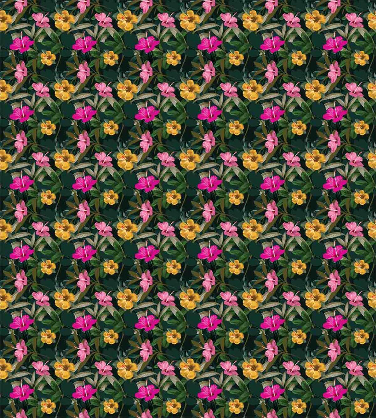 Full Blossom Hibiscus Motif — Pattern