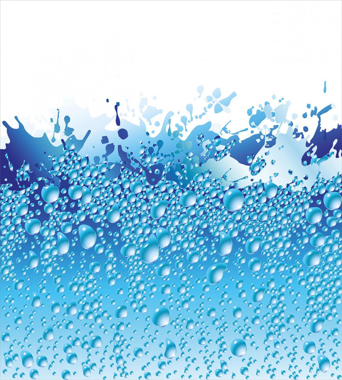 Bubbles Splashes Drops — Pattern