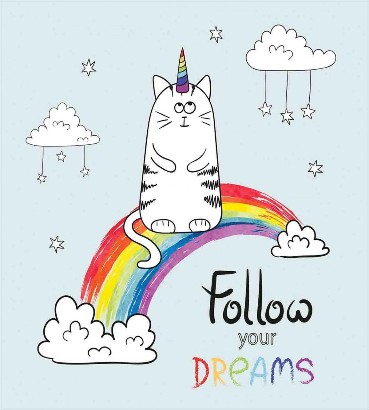 Follow Your Dreams Rainbow — Pattern
