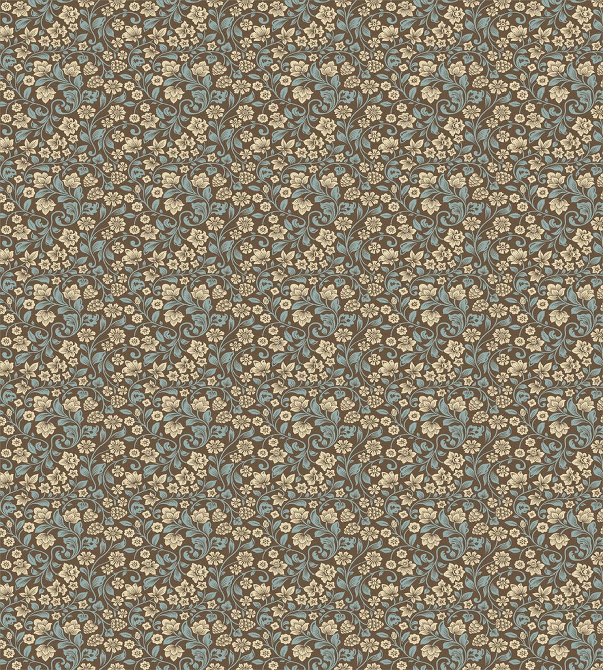 Nostalgic Curlicue Floral — Pattern