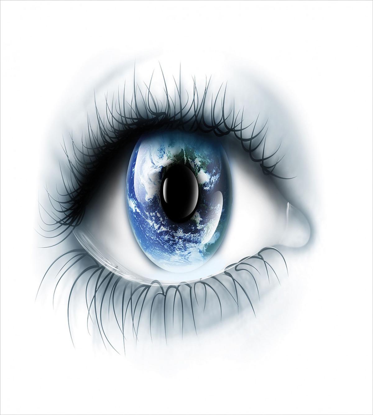 Planet Earth Reflection — Pattern