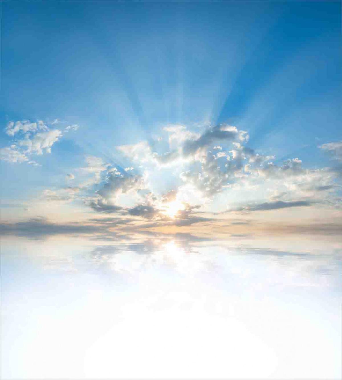 Blue Sky Freedom Clouds — Pattern