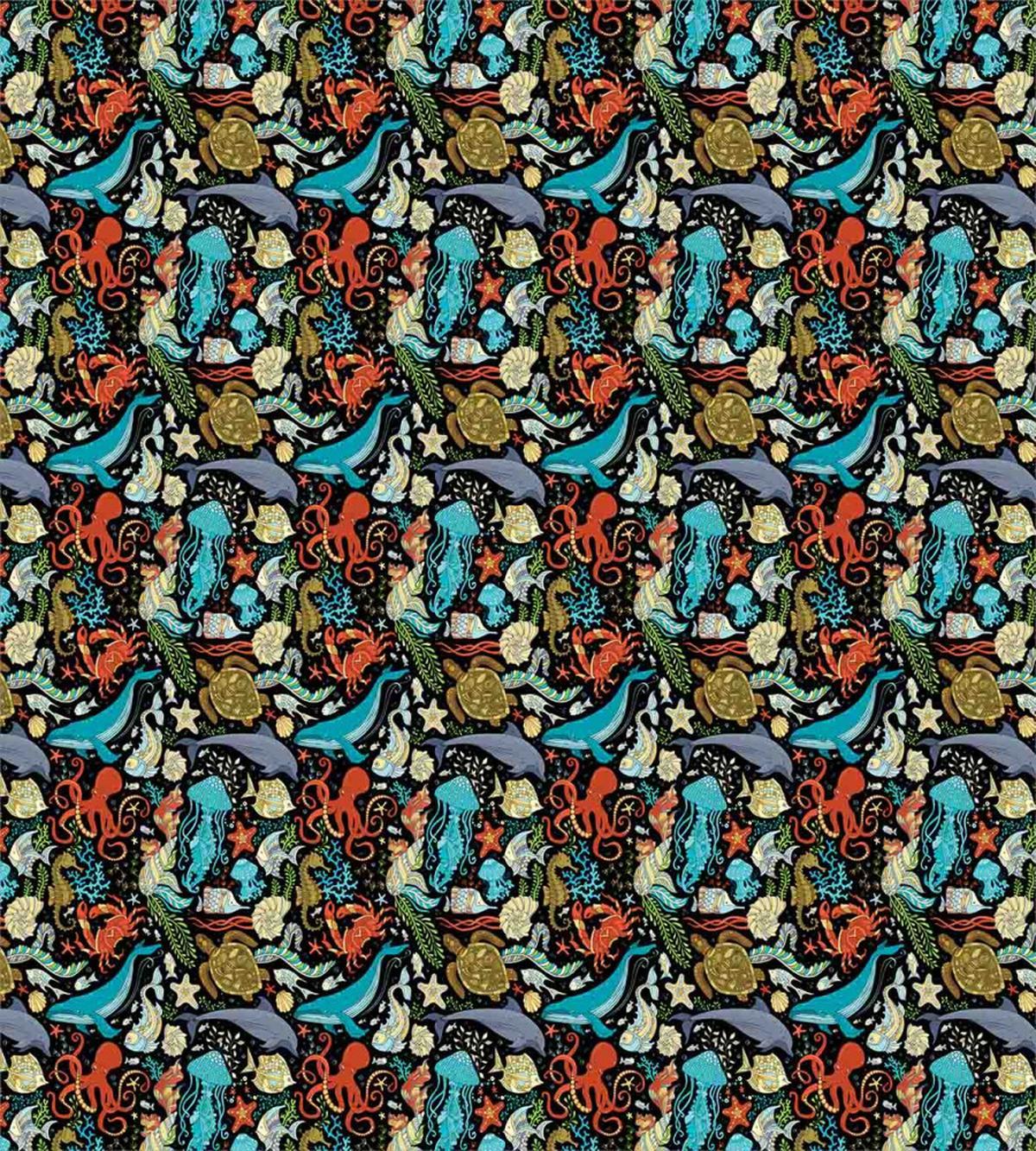 Ornamental Sea Life — Pattern