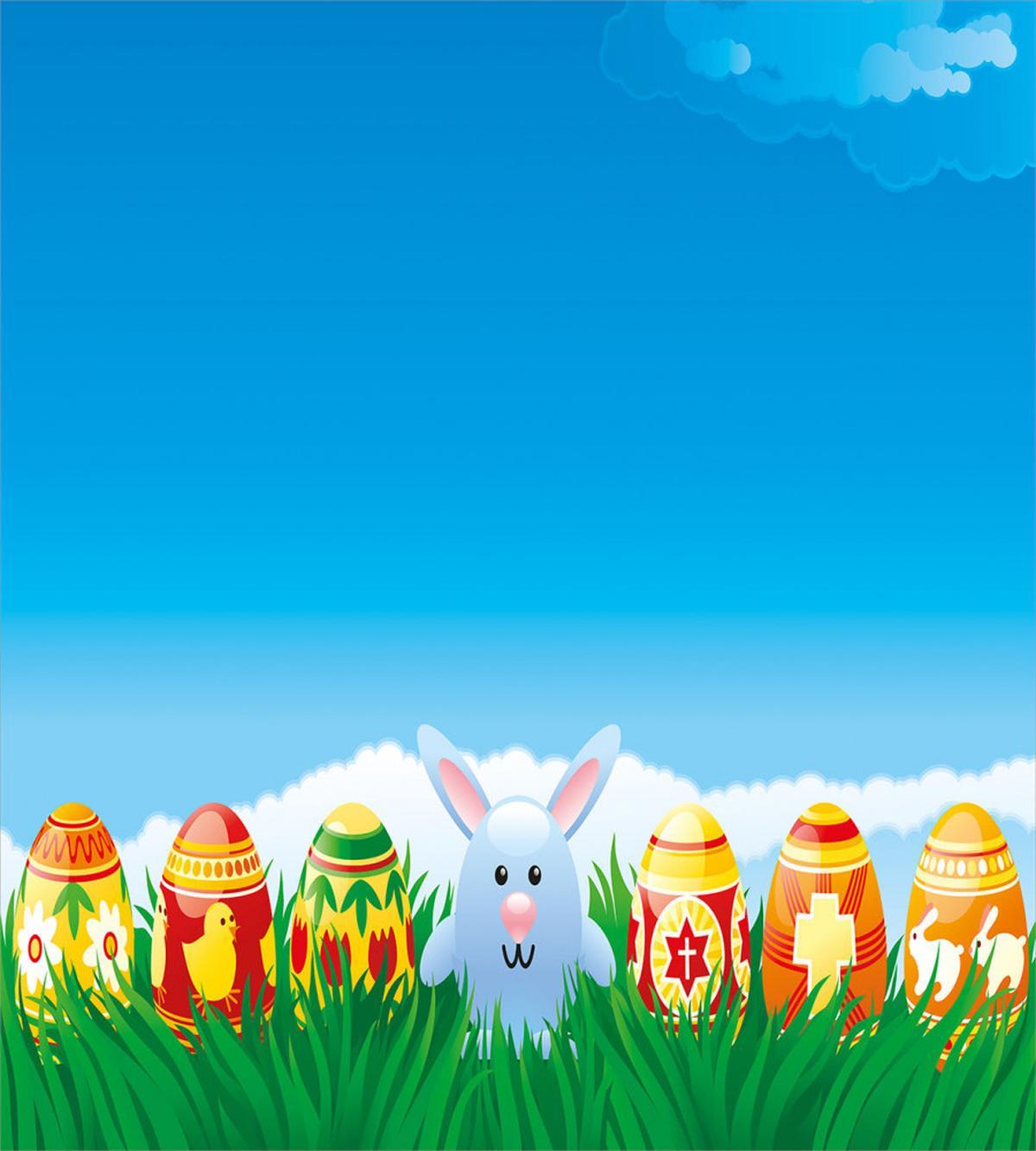Cartoon Easter Rabbit — Pattern