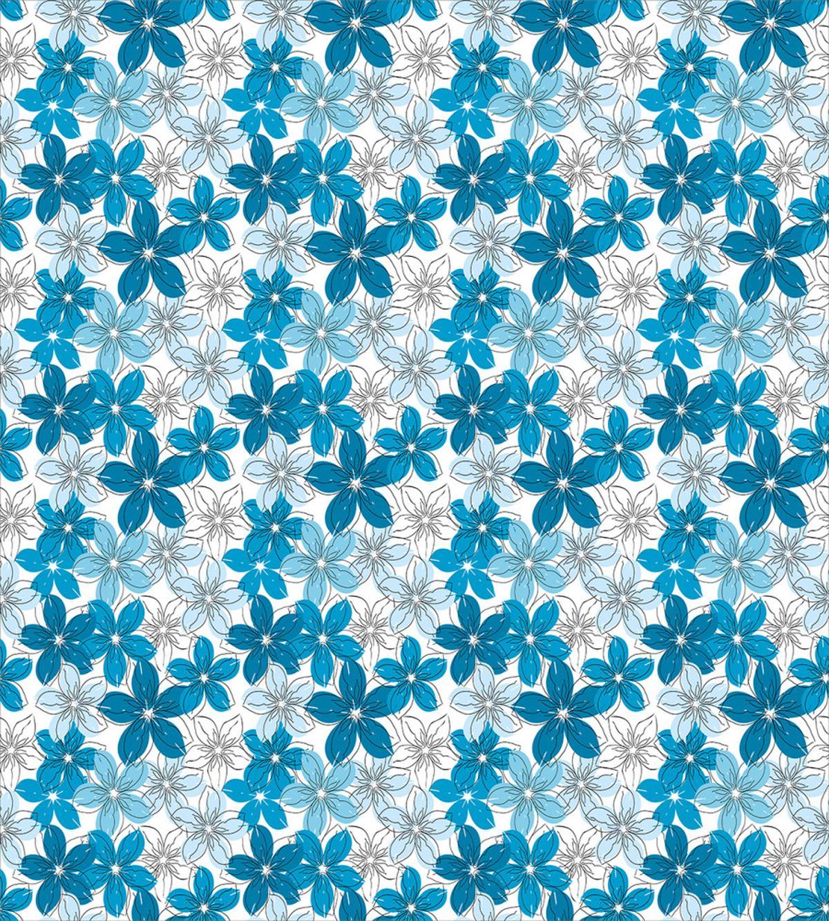 Grunge Flowers Sketch Art — Pattern