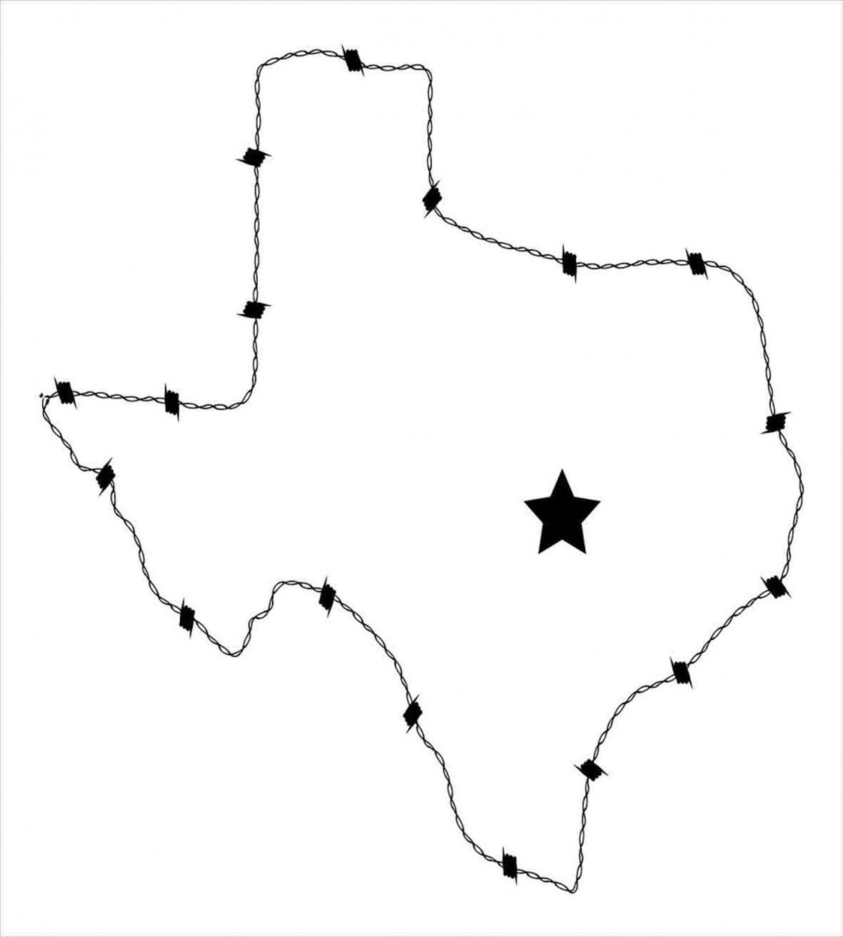 Barbed Wire Map — Pattern