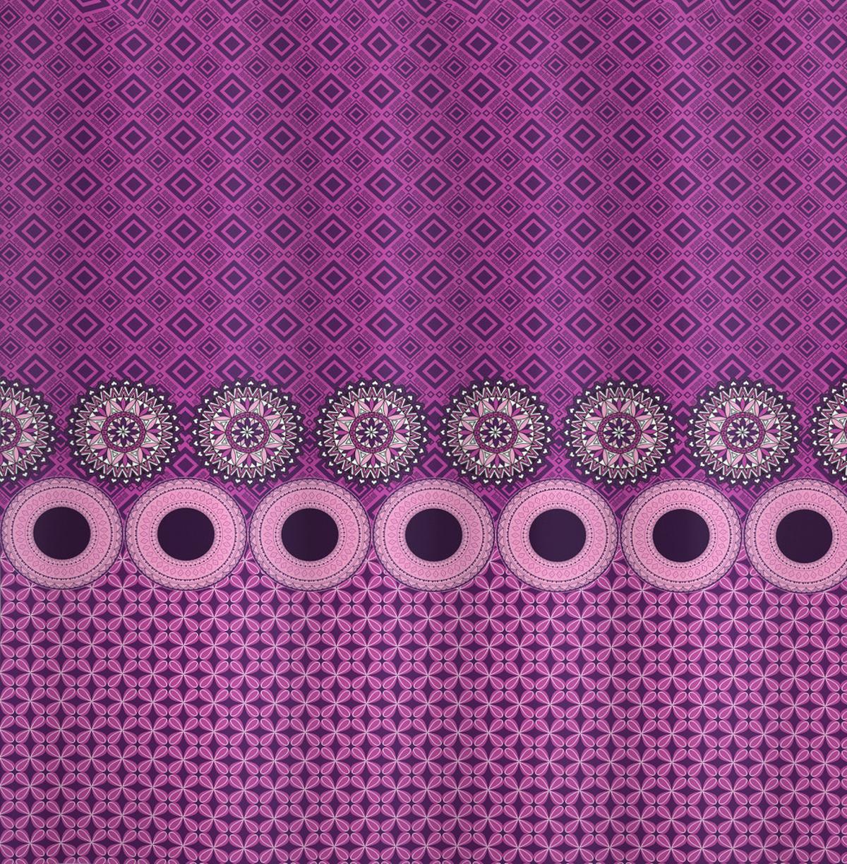 Geometric Oriental Composition — Pattern