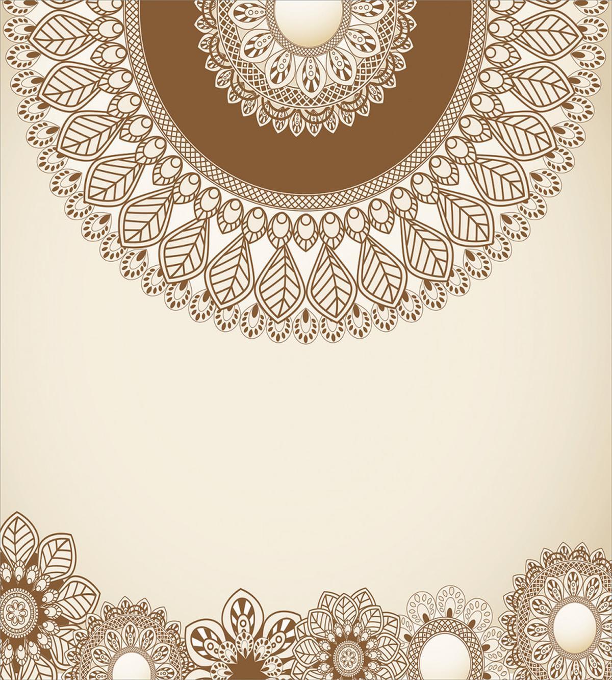 Symmetric Floral Circular — Pattern