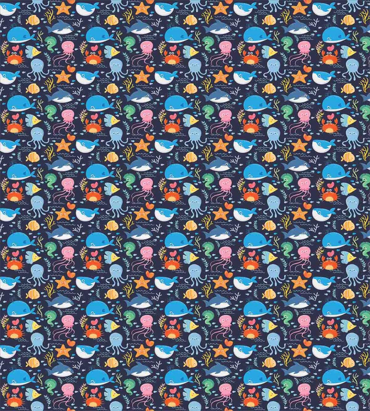 Funny Ocean Animals — Pattern