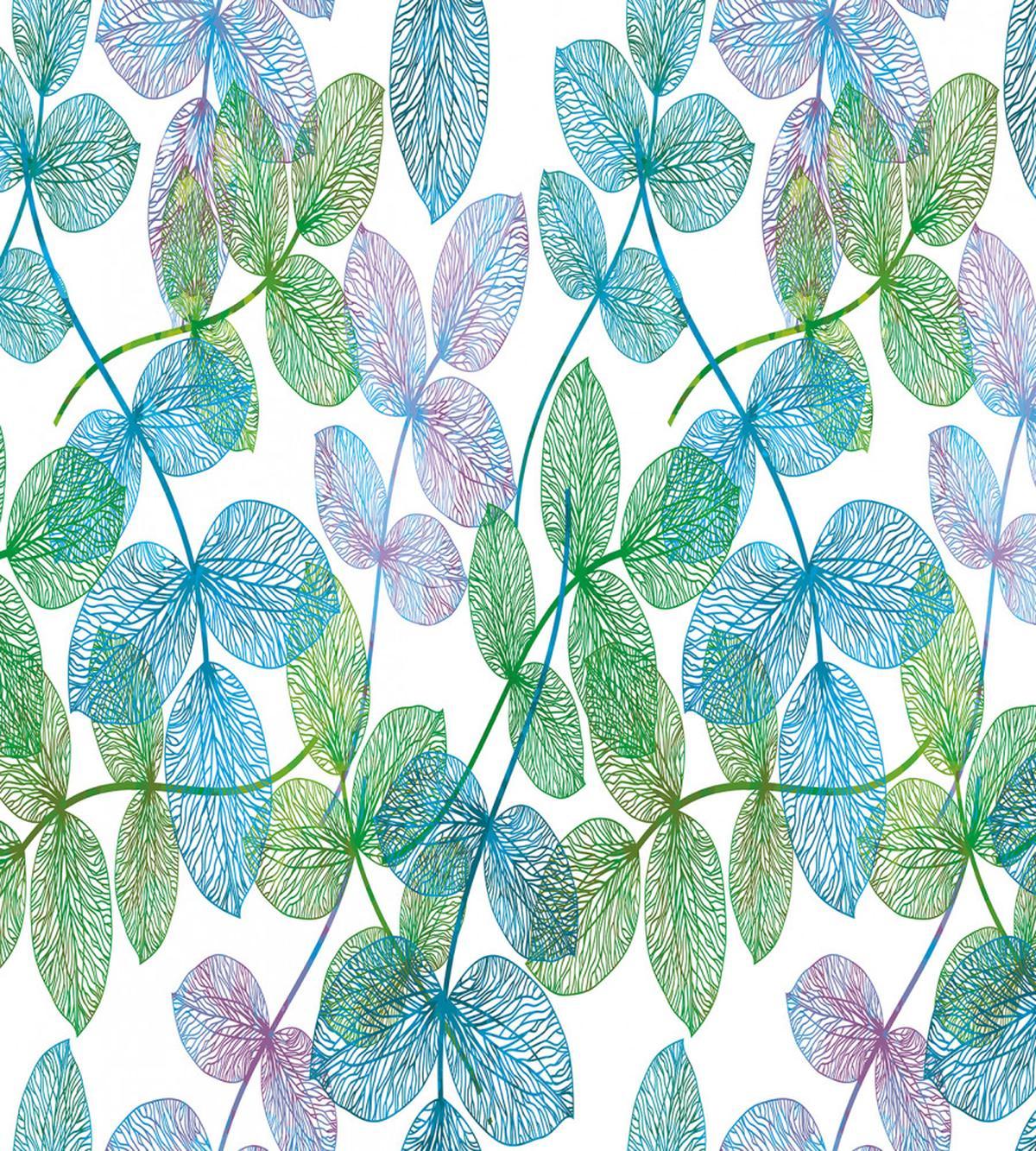 Flowers Leaves Ivy Ombre — Pattern